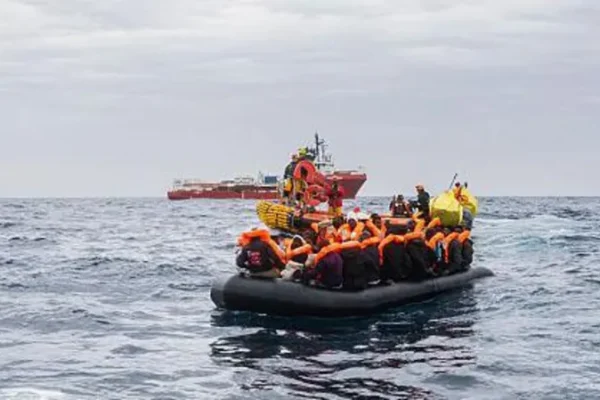 Migrant boat capsizes off Libya leaving 53 dead